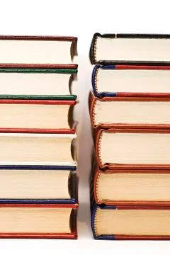 Book piles. Stock Photos