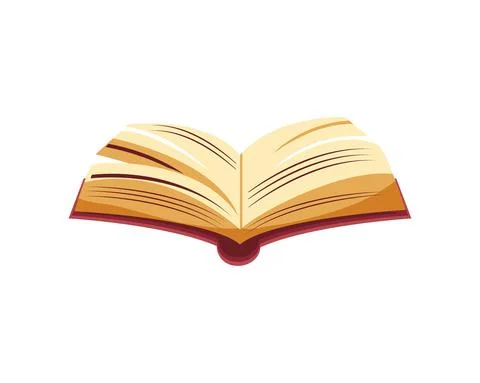 Book read and learn Ilustración de archivo