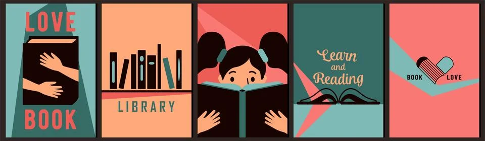 Book read background vector illustration. Love book, library, study, back to Ilustración de archivo