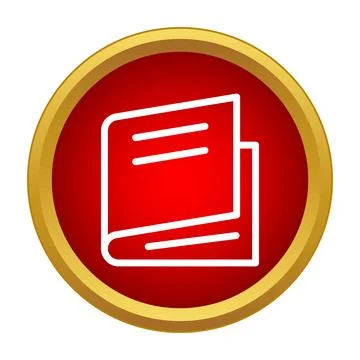 Book reading knowledge and education icon 库存插图