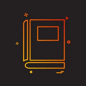 Book school study icon vector design Stock Illustration