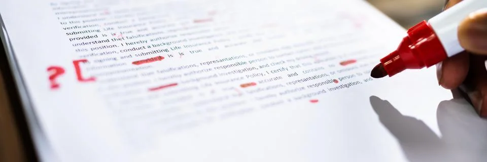 Book Script Edit Stock Photos