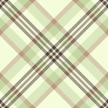 Book seamless vector tartan, repeat pattern textile plaid. Quality check te.. Stock Illustration