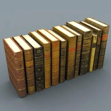 Book Set 6 3D Model