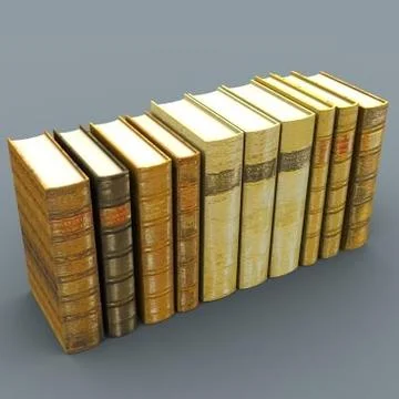 Book Set 9 3D Model