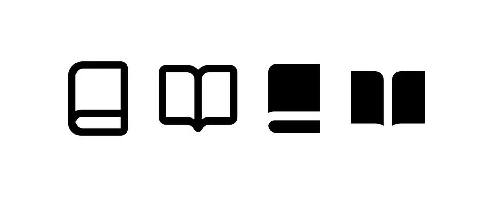 Book set. Vector icon design. Stock Illustration