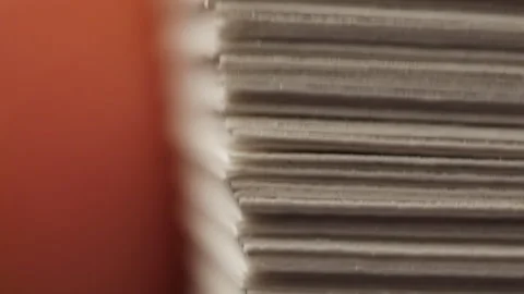 Book Sheets In Macro Stock Footage 93585084