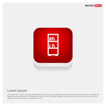 Book Shelf Icon 스톡 일러스트