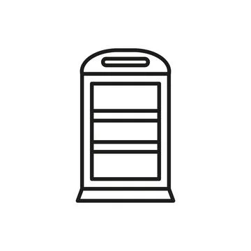 Book shelf icon vector design templates simple and modern イラスト素材