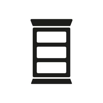 Book shelf icon vector design templates simple and modern イラスト素材