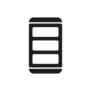 Book shelf icon vector design templates simple and modern Illustrazione stock