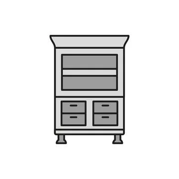 Book shelf icon vector design templates simple and modern Stock Illustration