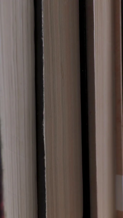 Book shelf's in library Stock Footage 256166159