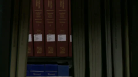 Book Shelves 02 gap Stock Footage 27237169
