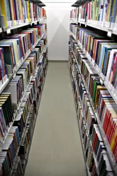 Book shelves Stock Photos