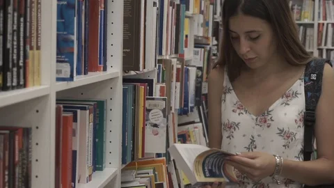 Book Shop Stock Footage 92139902