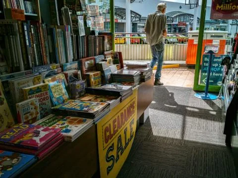 Book shop interior Stock Photos