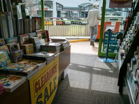 Book shop interior Foto stock