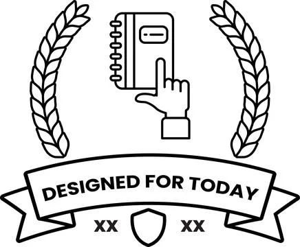 A book is shown with a hand pointing to it Stock Illustration