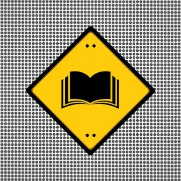Book sign Stock Illustration