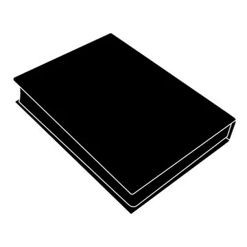 Book simple image. Isolated  illustration Stock Illustration