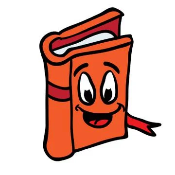 Book smiling Stock Illustration