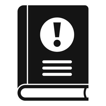 Book solution icon simple vector. Business problem 스톡 일러스트