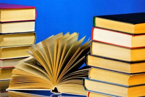 The book is a source of important knowledge, literary or scientific work, Stock Photos