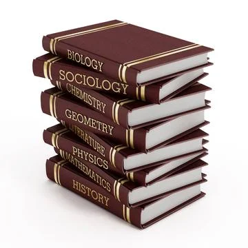 Book Stack Book Stack isolated on white background. Copyright: xZoonar.com... Foto stock