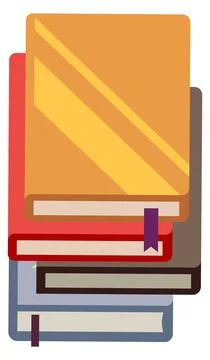 Book stack icon. Education symbol. Reading sign イラスト素材
