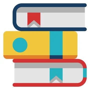 Book stack icon. Studying symbol. Knowledge sign イラスト素材