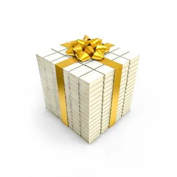 Book stacks gift Illustrazione stock