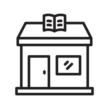 Book Store Icon Image. Stock Illustration