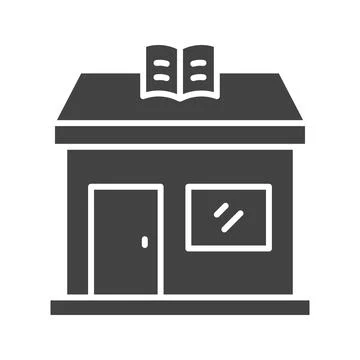 Book Store Icon Image. Stock Illustration