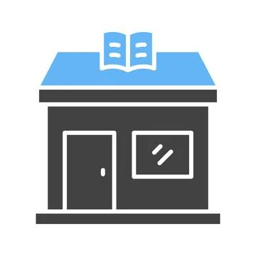 Book Store Icon Image. Stock Illustration