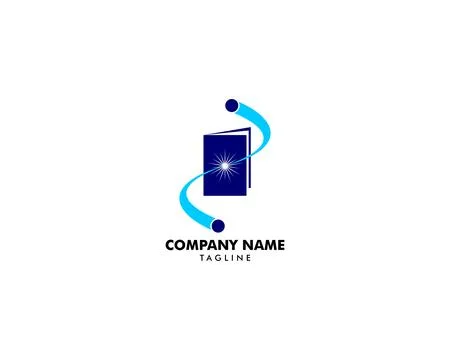 Book store logo icon vector template Stock Illustration