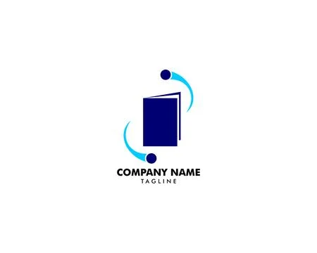 Book store logo icon vector template Stock Illustration