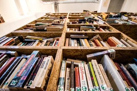 At the book store Stock Photos