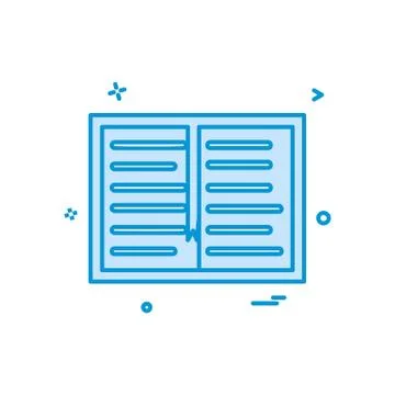 Book study read icon vector design Stock Illustration