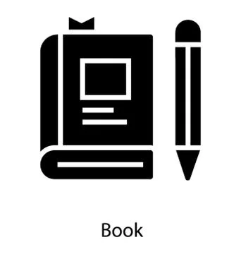 Book Study Vector Stock Illustration