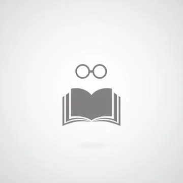 Book symbol Illustrazione stock