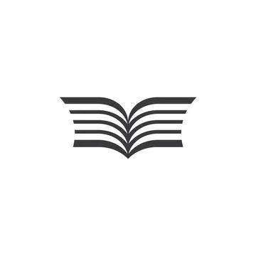 Book symbol vector sign element Stock Illustration