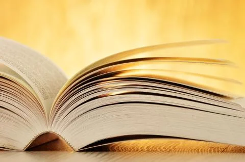 Book on the table Stock Photos