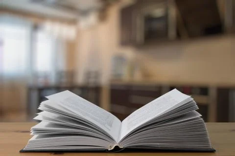 Book on table Stock Photos