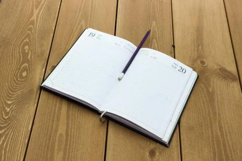 The book on a table Stock Photos