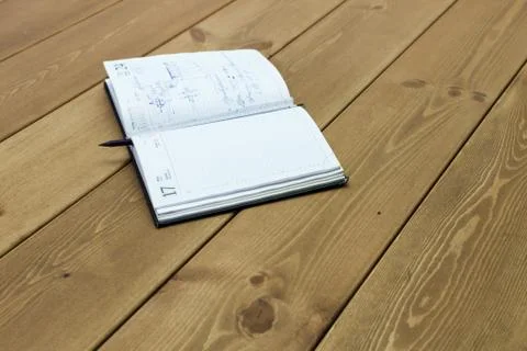 The book on a table Stock Photos