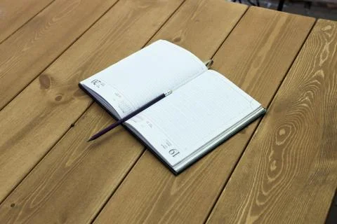 The book on a table Stock Photos