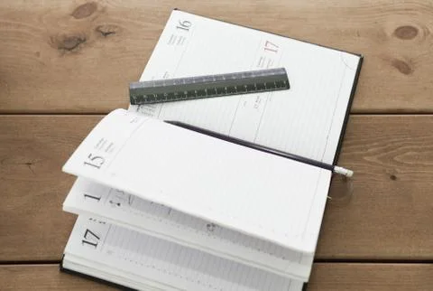 The book on a table Stock Photos