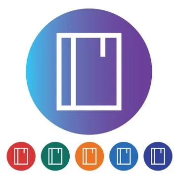 Book Thin Line Icon, School And Education Stock Illustration