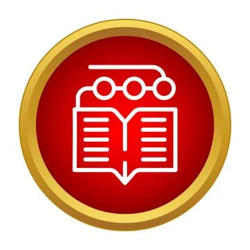 Book with timeline showing knowledge and learning process Illustration